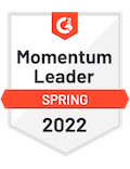 Momentum Leader_Software Testing_Smaller_G2 Badge 